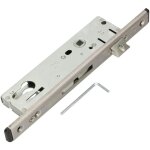 Serrure  cadre tubulaire 92 mm - distance au canon 35 mm - ttire c en acier inoxydable - serrure  ...