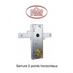 Serrure centrale prefer 2 points horizontaux
