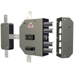 Serrure de sa curita gauche cr 2350 double embout a appliquer sur les portes blinda es