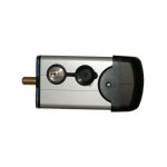 Serrure �lectrique en 24v verticale + plaque tvp - elt - 08 - p pour portailbattant teleco
