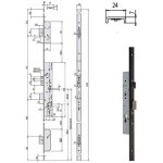 Serrure lectrique multipoint 19426 - 30 - 0 cisa