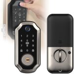 Serrure �lectronique intelligente avec cylindre ? d�verrouillage automatique ou manuel par empreinte, ...