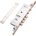 Serrure � encastrer triple �lectrique pour portes blind�es art. 72. 14ele e 47 - bo�te 234 x 78 mm
