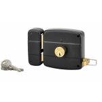 Thirard - serrure horizontale en applique double entr�e � tirage pour entr�e, gauche, 100x97mm, axe 50mm, ...