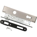 Serrure � larder pz 90 / 22 avec bo�tier de serrure, contre - plaque galvanis�e, universelle gauche / ...