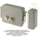 Serrure a lectrique yale pour portails boa te a droite entra e 130 x 105 mm bouton - poussoir a cylindre ...