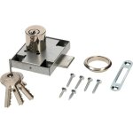 Serrure de meuble 45 x 56 mm - serrure � visser gauche avec 3 cl�s - kotarbau