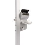 Locinox - serrure pour portail battant vinci tube 40 - 60mm finition argent lmkq4040 v2l zilv
