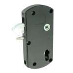 Serrure portail coulissant - crochet - polyamide noir - gb modulox - tirard