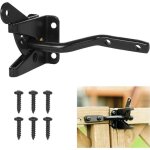 Serrure de portail � verrouillage automatique - serrure � p�ne dormant en m�tal - loquet en acier � gravit� ...