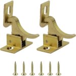 Serrure de porte � angle droit � 90 degr�s - lot de 4 loquets coulissants avec vis pour portes et fen�tres ...