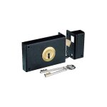 Assa abloy - serrure de porte coulissante en applique horizontale  crocher  4 gorges 384 000 main droite ...