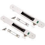 Serrure porte coulissante moderne pour fen�tre et verre, s�curit� maison blanc