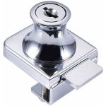Serrure de porte en verre, serrure en acier chrom�, �cran en verre de verrouillage, serrure pour des ...