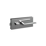 Serrure porte en verre metalux à béquille carrée et plaque rectangulaire 77x185 mm - nm90451000 Serrure porte en verre metalux à béquille carrée et plaque rectangulaire 77x185 mm - nm90451000
