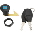 Serrure de queue de scooter, en aluminium et plastique universel pour motos �lectriques, coffre de rangement, ...