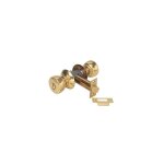 Vachette - serrure tubulaire laiton v6500 p1sj à condamnation axe 63. 5mm - forme standard rosace j - ... Vachette - serrure tubulaire laiton v6500 p1sj à condamnation axe 63. 5mm - forme standard rosace j - ...