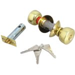 Serrure tubulaire n2 cylindre longueur 80mm bouton standard laiton poli + 3 clés - vachette - 19100000 ... Serrure tubulaire n2 cylindre longueur 80mm bouton standard laiton poli + 3 clés - vachette - 19100000 ...