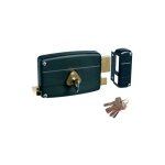 Serrure verrou applique horizontale  tirage