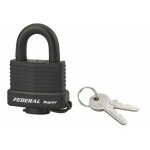 Serrurerie de picardie - cadenas � cl� sp, anti - corrosion, 40mm, gain� pvc, anse inox, 2 cl�s