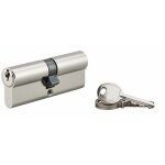 Serrurerie de picardie - cylindre de serrure � double entr�e, 40x40mm, nickel, 3 cl�s