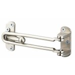 Serrurerie de picardie - entrebailleur pour porte � recouvrement, nickel satin