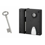 Serrurerie de picardie - serrure verticale en applique � cl� pour porte int�rieure, gauche, 70x110mm, ...