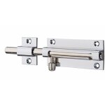 Serrurerie de picardie - targette, 70mm, laiton chrom, pne rond