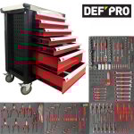 Defpro - servante d'atelier 7 tiroirs - avec outils