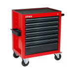 Servante d'atelier, non garnie - vide, chariot � outils, armoire roulante, avec rails de tiroir mont�s ...