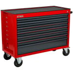 Servante d'atelier xxl, non garnie - vide, chariot � outils, armoire roulante, avec rails de tiroir mont�s ...