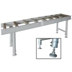 Holzmann - servante fixe 700kg � 9 rouleaux 400x2000 mm rb9