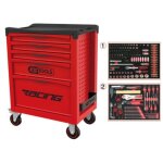 Kstools - ks tools - servante 5 tiroirs quipe 184 outils racing - servante d'atelier complte - desserte ...