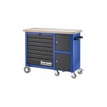Servante roulante, dimensions l x l x h : 1190 x 500 x 960 mm, convient aux modules 3 x 1 / 3, force ... Servante roulante, dimensions l x l x h : 1190 x 500 x 960 mm, convient aux modules 3 x 1 / 3, force ...