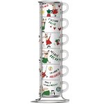 Bialetti - service  expresso italy avec 6 tasses et support