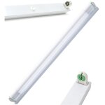 Set 10 plafoniera installation to pare you for neon led tubes - 120 cm -
