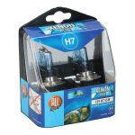 Edm - set de 2 ampoules pour voiture 12v h7 xenon 55w