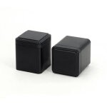 Set 2 bo�tes � th� m�tal rangement noir