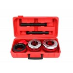 Set de 2 fili�res de taraudage en fonte ? 4 couteaux en acier ? pour tuyaux 1 - 1 / 2' et 2' ? coupe ...