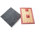 Set de 2 filtres automobile compatible avec vw golf vii variant (ba5, bv5) 1. 4 tsi - 1x filtre  air, ...