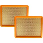 Set de 2x filtres d'aspirateur compatible avec w�rth master iss 54 ho aspirateur - filtre principal, ...