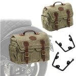 Set 2x sacoches cavali�res + supports pour honda rebel 500 17 - 25 cv1f - army green