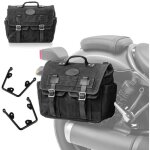 Set 2x sacoches cavali�res + supports pour honda rebel 500 17 - 25 cv1f - noir