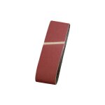 Set 3 bandes abrasives 75x533 mm grain 100 pour ponceuse a' bande by einhell - kwb