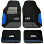 Set de 4 tapis blue race
