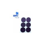 Gsc - set 6 feutres adhsifs ronds 30mm marron 003802760