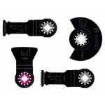 Bosch ? set de 4 accessoires starlock pour outils multifonctions ? lames bim pour bois et m�tal ? spatule ...