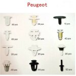 Peugeot voiture clip de fixation set 345 pièces pièces détachées en plastique Peugeot voiture clip de fixation set 345 pièces pièces détachées en plastique