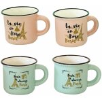 Set expresso 4 tasses color�es - paris