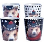 Set de 4 tasses expresso ours
